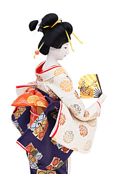传统,日本人,艺伎,娃娃