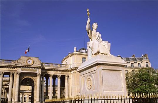 法国,巴黎,议会,雕塑