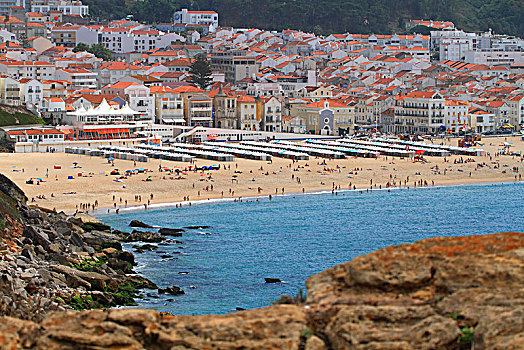 葡萄牙,海滩,帐篷
