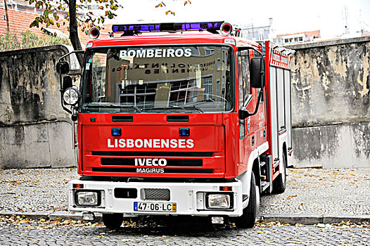 志愿者,消防员,里斯本,葡萄牙,欧洲