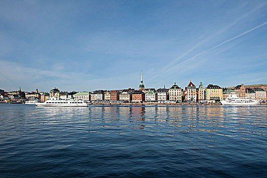 船,水,建筑,斯德哥尔摩,瑞典