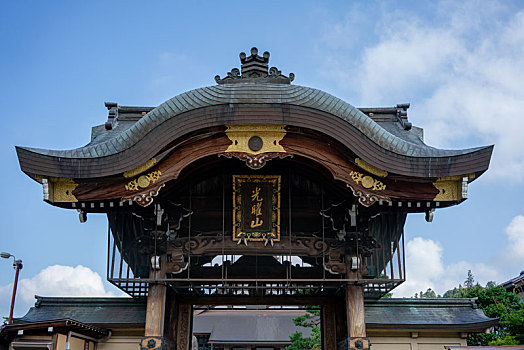 日本高山市的寺庙