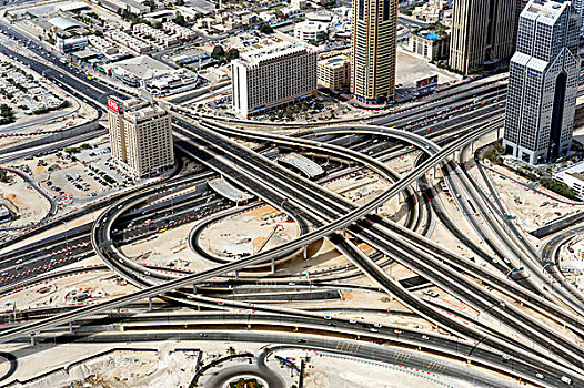 酋长,道路,交通,干道,迪拜,阿联酋,中东