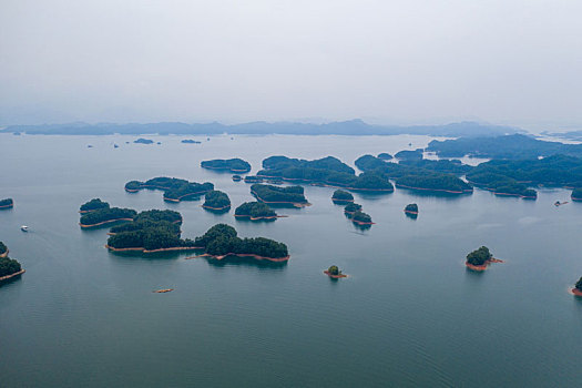 航拍千岛湖风光