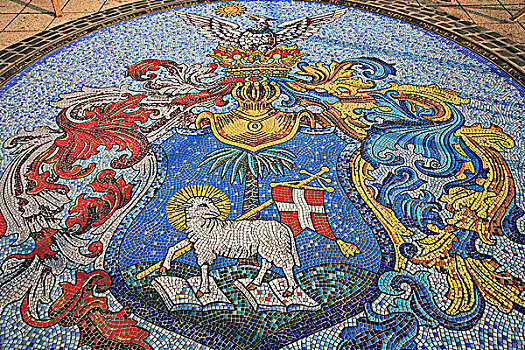 匈牙利,盾徽,镶嵌图案
