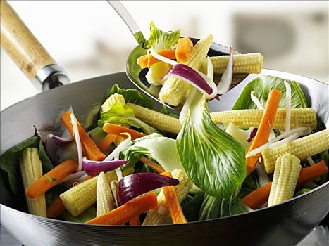 蔬菜,玉米棒,锅
