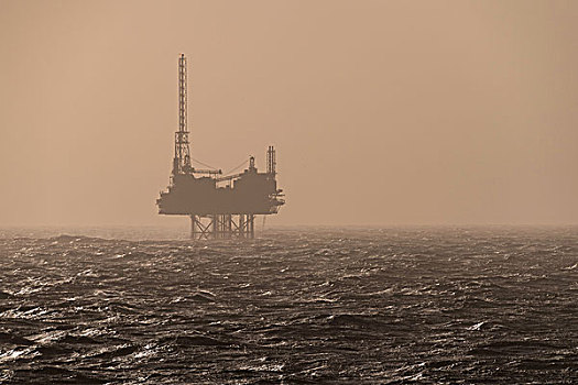 石油钻机,油,探索,北海