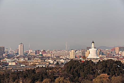 北京景山远眺