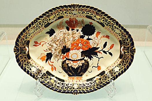古董,陶瓷,彩绘,盘子,英国