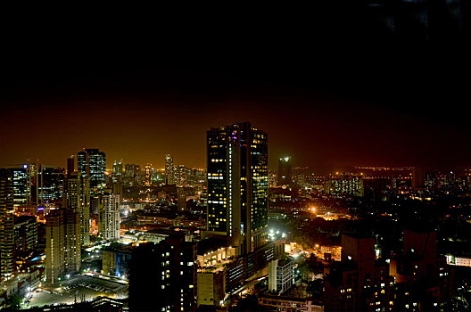 孟买,夜景