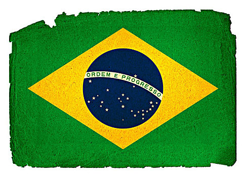 脏,旗帜,巴西