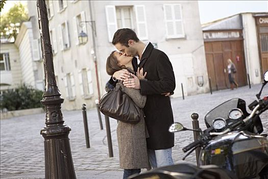 亲吻,蒙马特尔,巴黎,法国