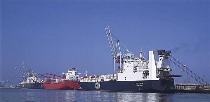 集装箱船,货船,运输,法国,欧洲,物流