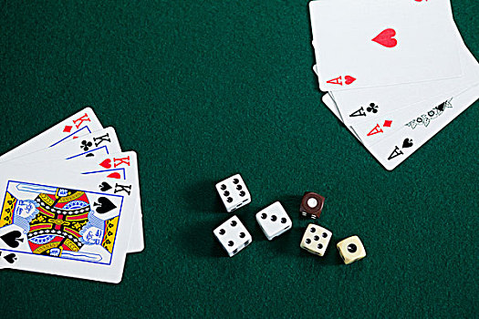 纸牌,骰子,桌子,赌场