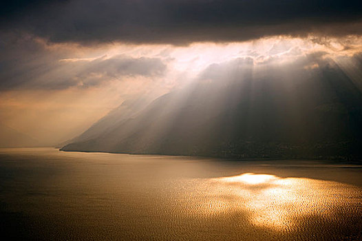 马焦雷湖,提契诺河,瑞士,欧洲