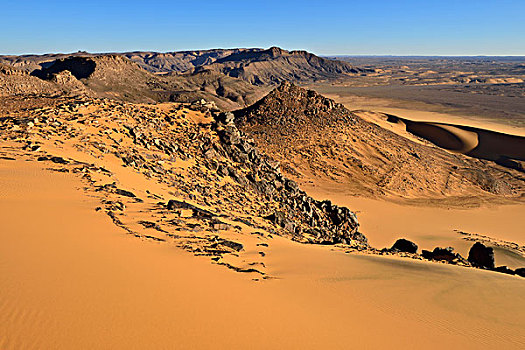 西部,悬崖,高原,国家公园,世界遗产,阿尔及利亚,撒哈拉沙漠,北非,非洲