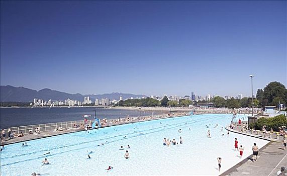 公共泳池,温哥华,不列颠哥伦比亚省,加拿大