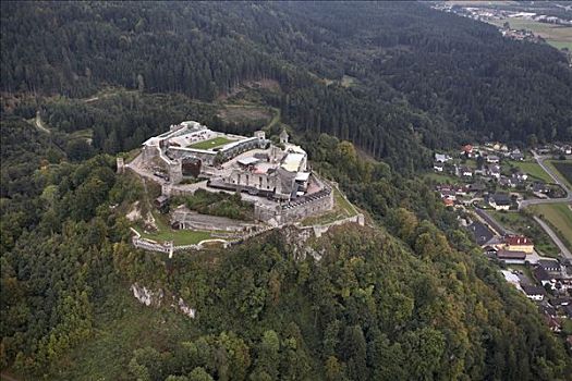 要塞,靠近,卡林西亚,奥地利,欧洲