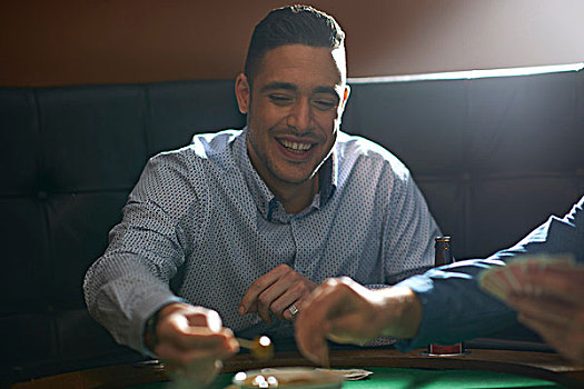 男人,赌博,钥匙,纸牌,游戏,酒吧,牌桌