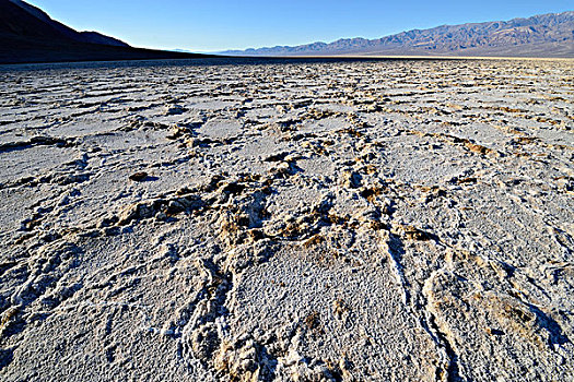 地壳,盐,靠近,死亡谷国家公园,加利福尼亚,美国,北美