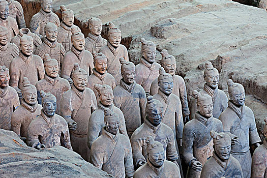 西安秦始皇兵馬甬一號(hào)坑