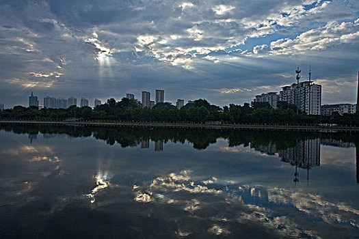 秦皇岛,汤河,河流,建筑,住宅