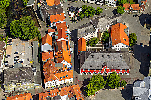 市政厅,四个,世纪,北莱茵威斯特伐利亚,德国