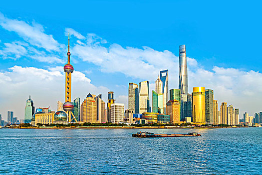 上海,城市,建筑,天际线