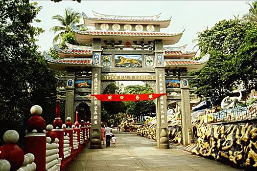 入口,主题公园,新加坡