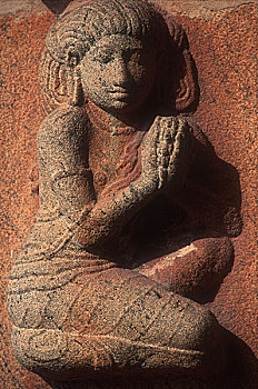 石刻,坦贾武尔,印度