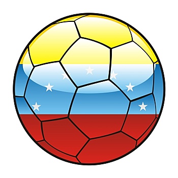 委内瑞拉,旗帜,足球