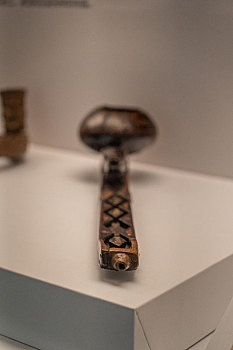 秘鲁印加博物馆殖民时期木彩绘礼器