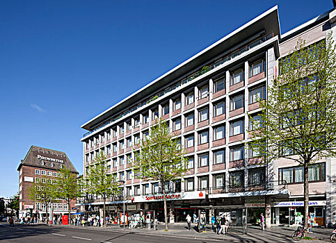商业建筑,建筑,北莱茵-威斯特伐利亚,德国,欧洲