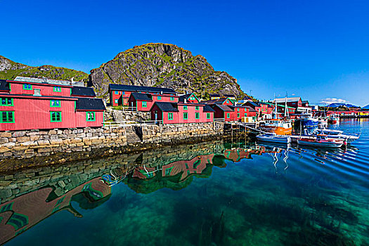 渔船,罗弗敦群岛,群岛,挪威