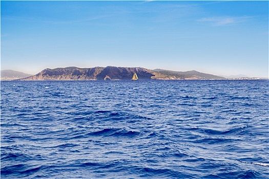 伊比萨岛,风景,地中海