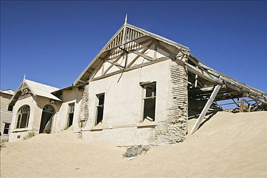 房子,教师,沙子,科尔芒斯科普,纳米布沙漠,纳米比亚,非洲
