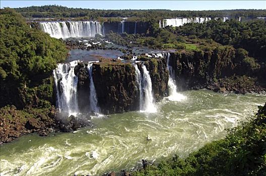 伊瓜苏,瀑布,阿根廷,巴西