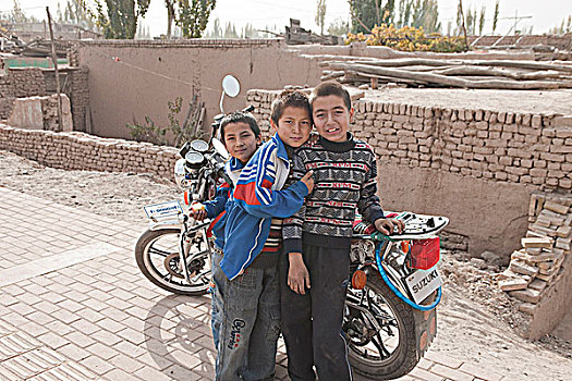 维吾尔,儿童,新疆,中国