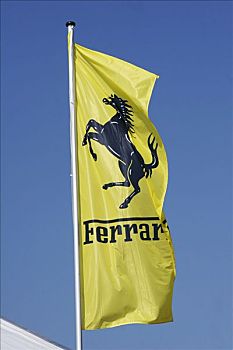 法拉利,旗帜,老爷车,大奖赛,2007年,德国