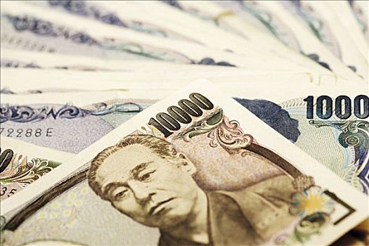 日元,钞票,特写