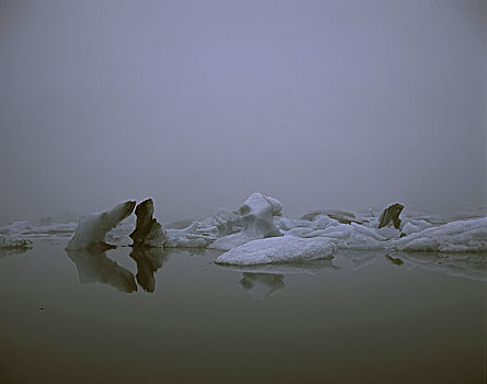 杰古沙龙湖,泻湖,冰岛