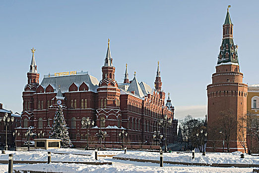 历史博物馆,风景,马涅什纳亚广场,莫斯科,俄罗斯