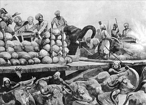 火炮,印度,1893年,艺术家
