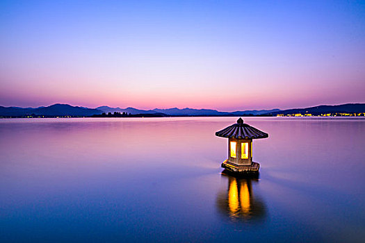 杭州西湖夜景