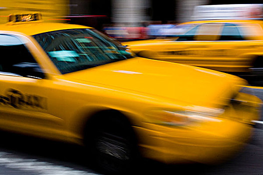出租车,驾驶,曼哈顿,纽约,美国