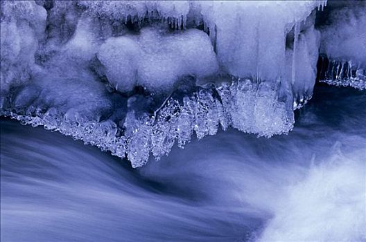 冰层,山川,冬天