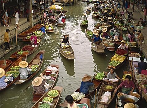 水上市场,泰国