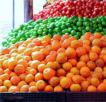 柑橘,橘子,柠檬,西红柿