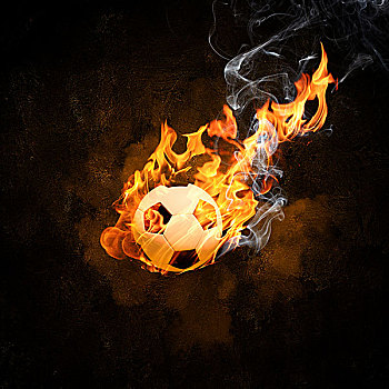 足球,火