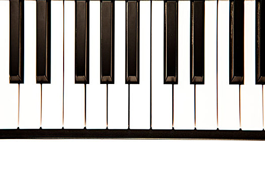 黑白,按键,钢琴